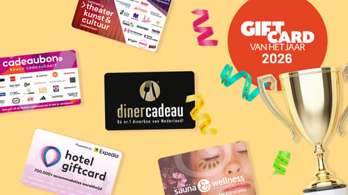 Giftcard van het Jaar Verkiezing 2026